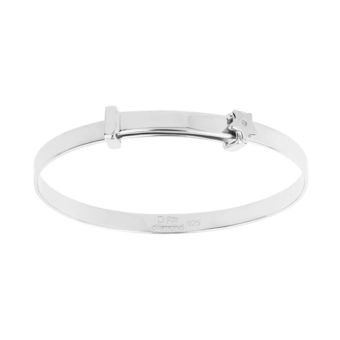 Star Expanding Bangle with Diamond