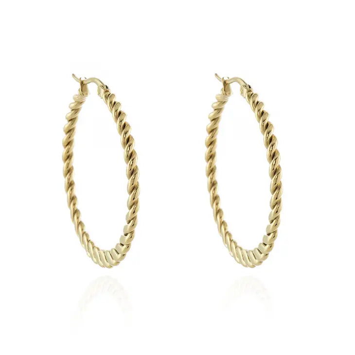 Abital 35mm Hoop Earrings