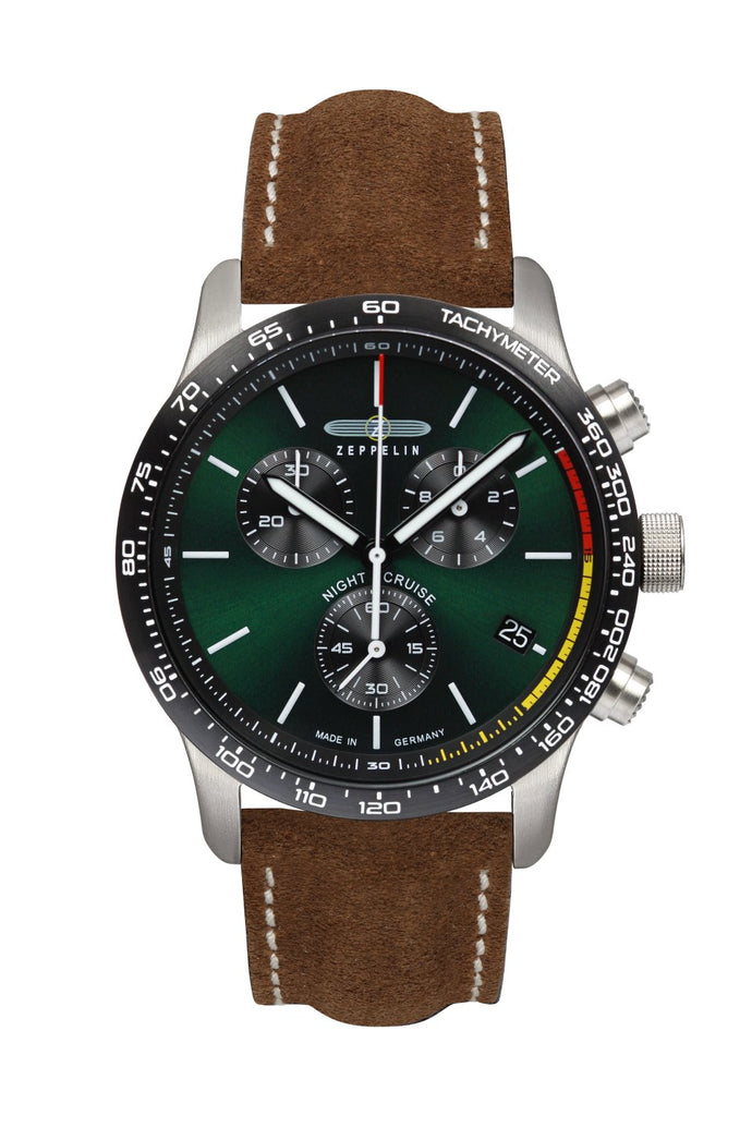 Zeppelin Watch | Green NIght Cruise | 7288-4