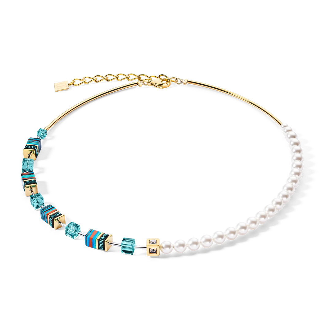 GeoCUBE¨ Fusion Festive necklace turquoise