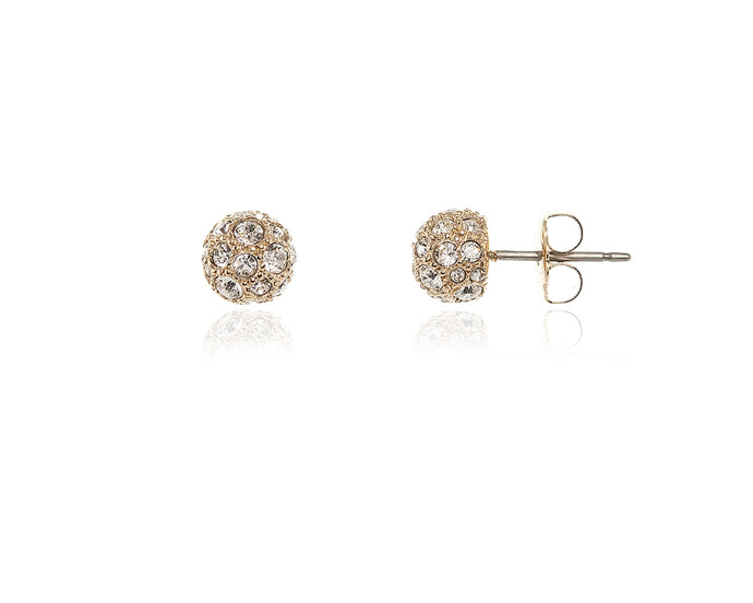 Pom Pom Small Gold Earrings