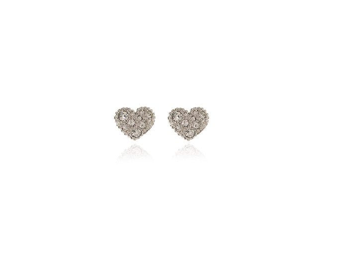 Pom Pom Heart Earrings