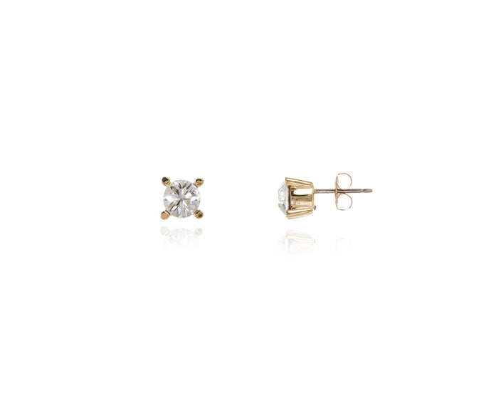 Laine Gold with Swarovski Crystal Earrings