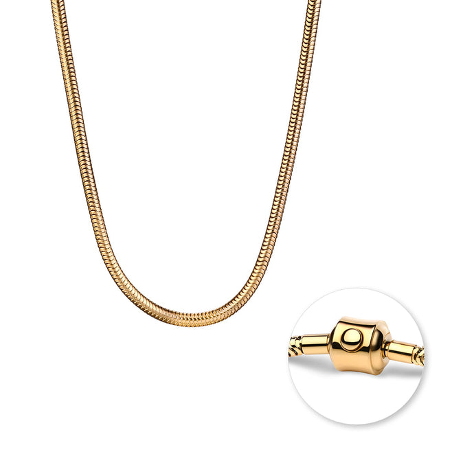 BERING Necklace Gold Stainless Steel