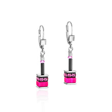 Load image into Gallery viewer, GeoCUBE® Earrings classic Polaris &amp; Rhinestone Multicolour
