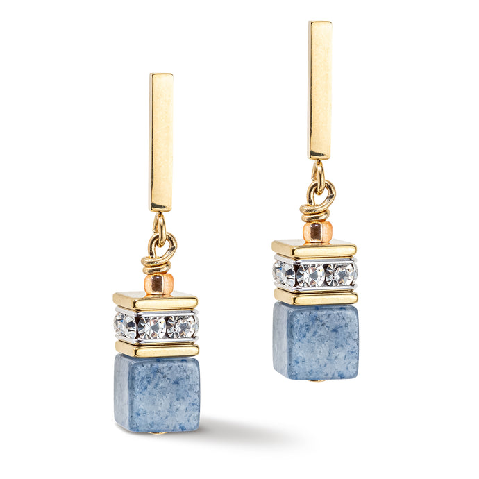 GeoCUBE® Iconic Precious Earrings Light Blue