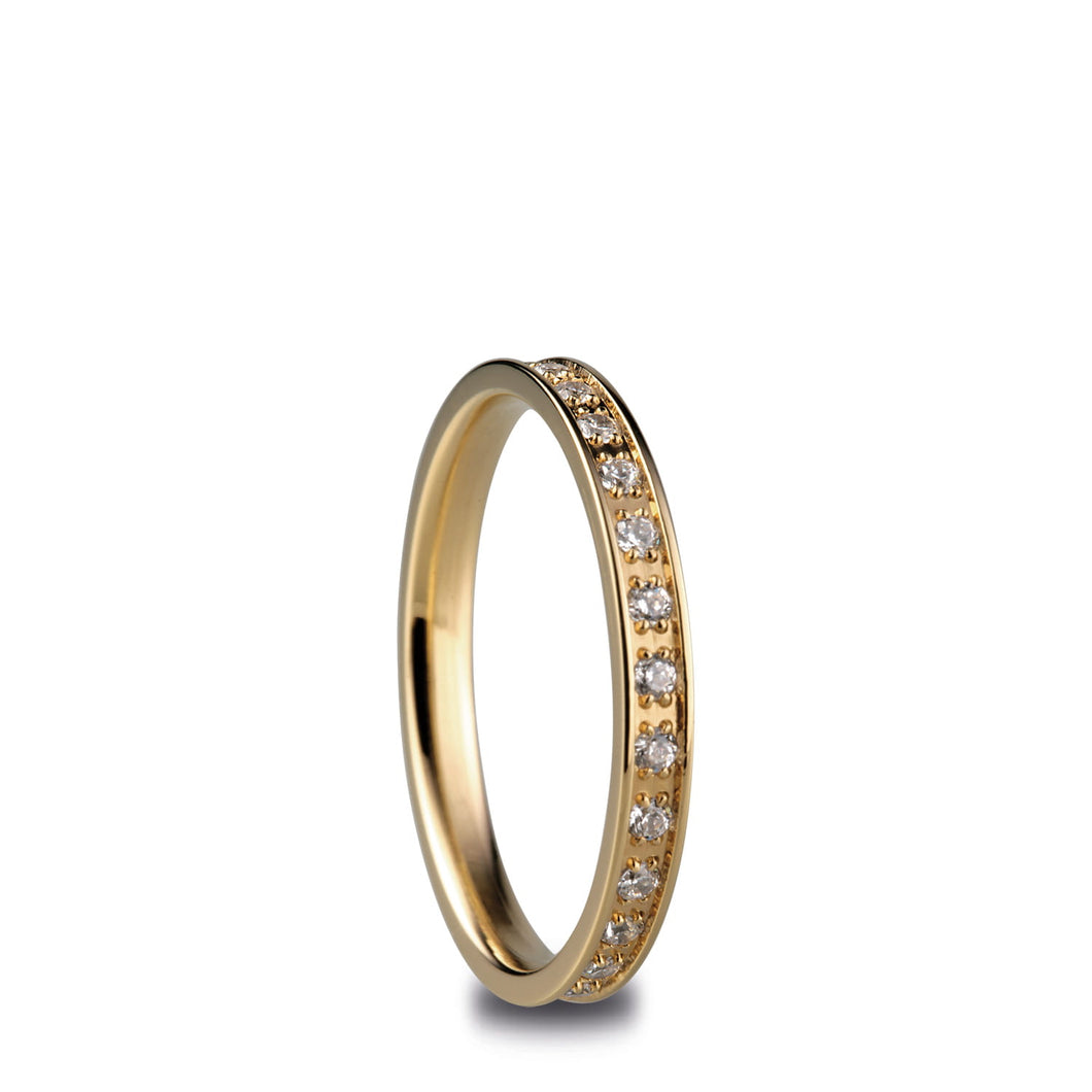 Bering Ring | Polished Gold and Swarovski | 556-27-X1 | Inner Ring