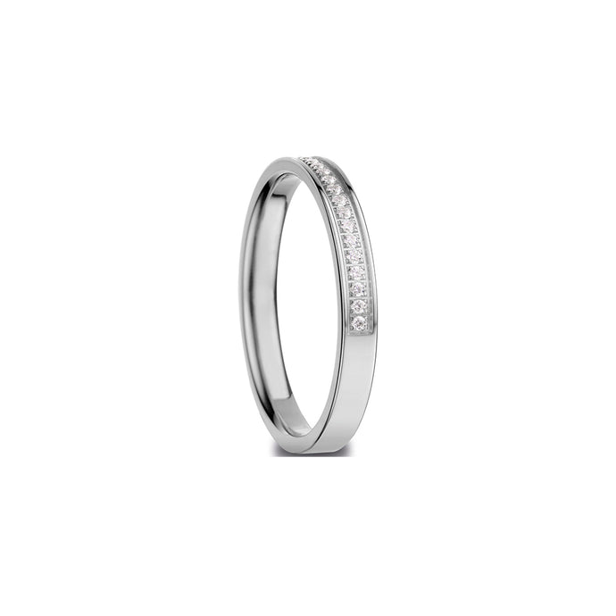 BERING Ring | Polished Silver and Swarovski | 576-17-X1  |Inner Ring