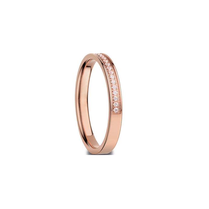 BERING Ring | Polished Rose Gold and Swarovski | 576-37-X1 |Inner Ring