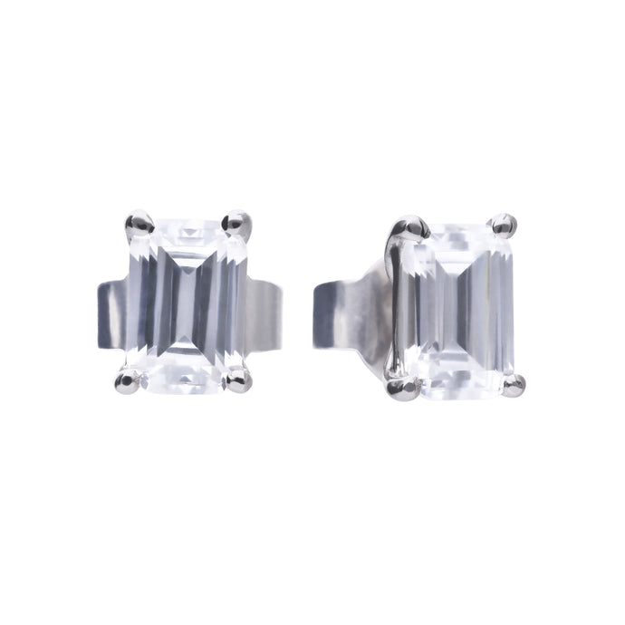 Emerald Cut Studs E5782