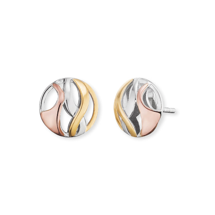 Paradise Tri-colour Ear studs