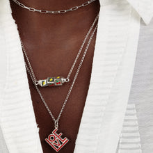 Load image into Gallery viewer, Silver Vegas Baby Necklace
