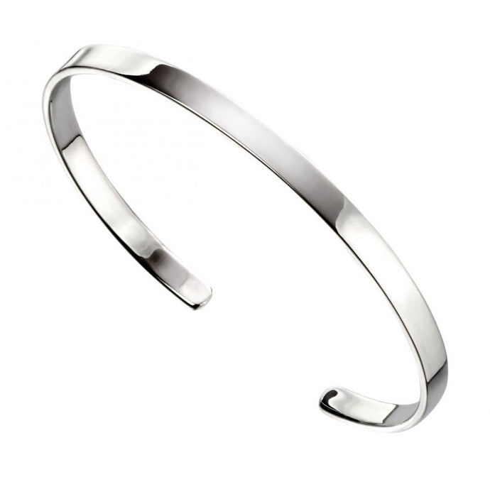 Silver Engravable Bangle