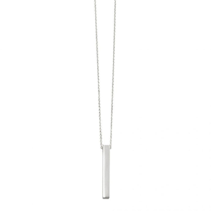 Silver Bar Necklace