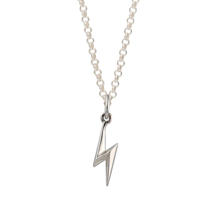 Silver Lightning Bolt Necklace