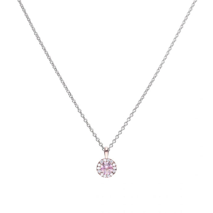 Dusky Pink Round Cluster Pendant P4779